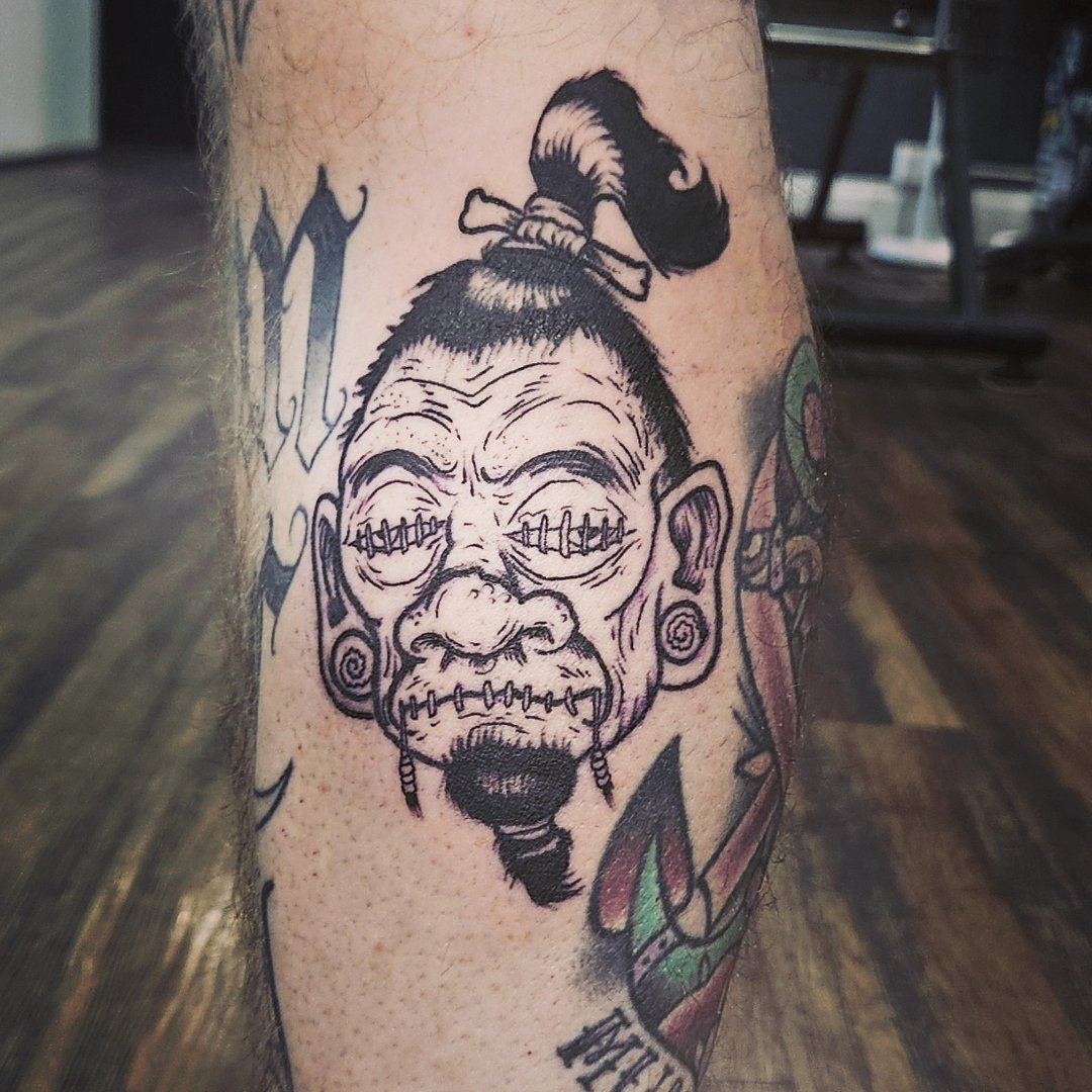 Fineline tattoo by Aaron Dickson