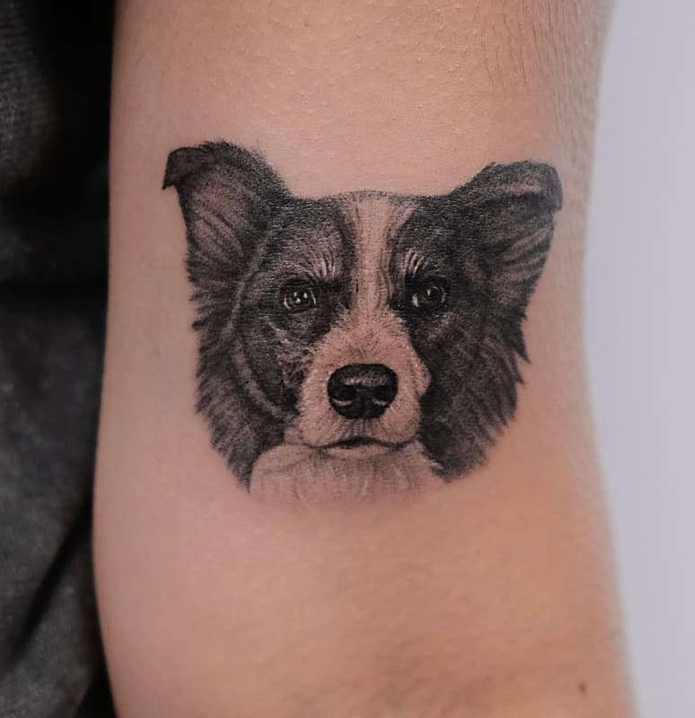 Portraits tattoo by Sydney Tattooist Olivia