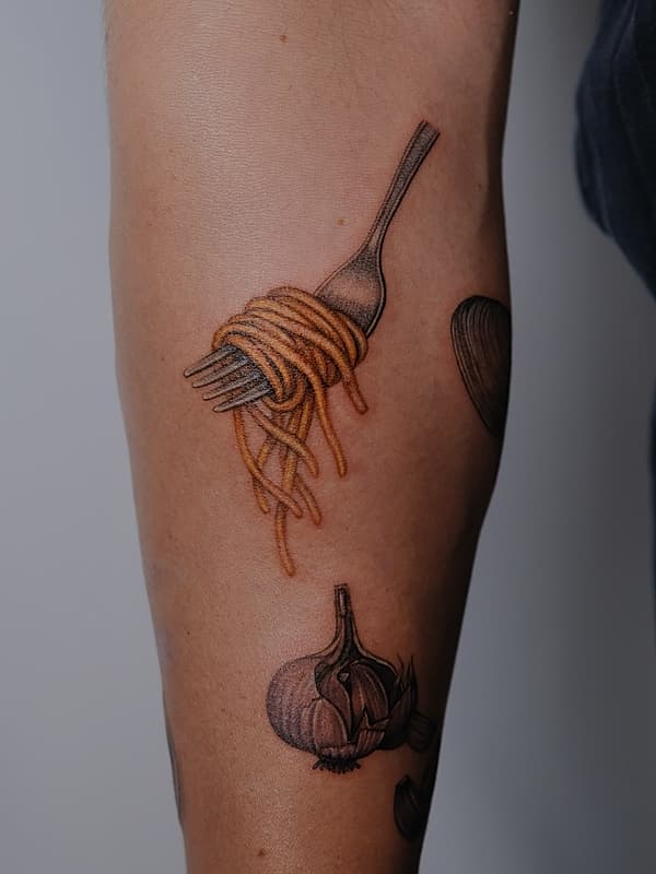 Portraits tattoo by Sydney Tattooist Olivia