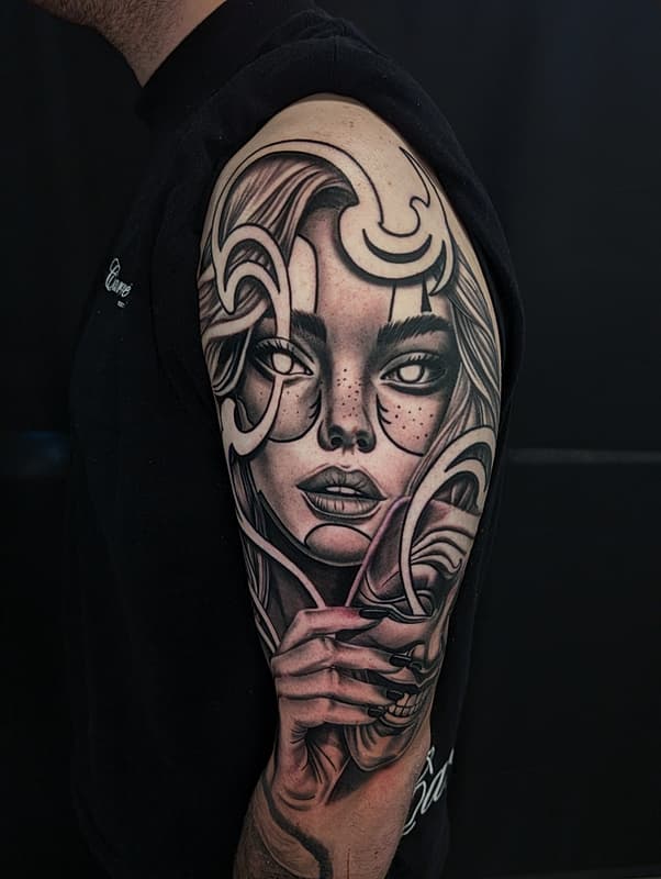 Realism (black & grey) tattoo by 𝔅𝔢𝔫𝔫𝔶 | Realism tattoos | Sydney