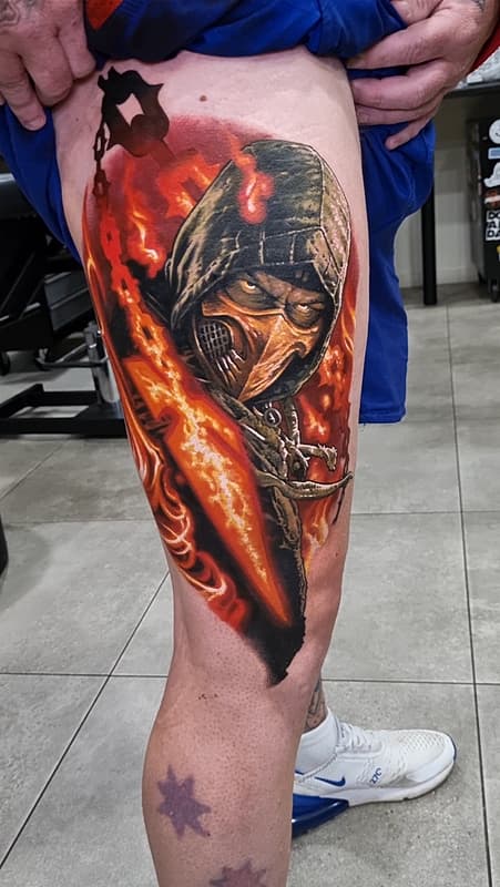Tattoo by Joshua Davis in Australia