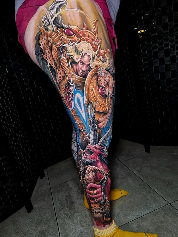Tattoo by Joshua Davis in Australia
