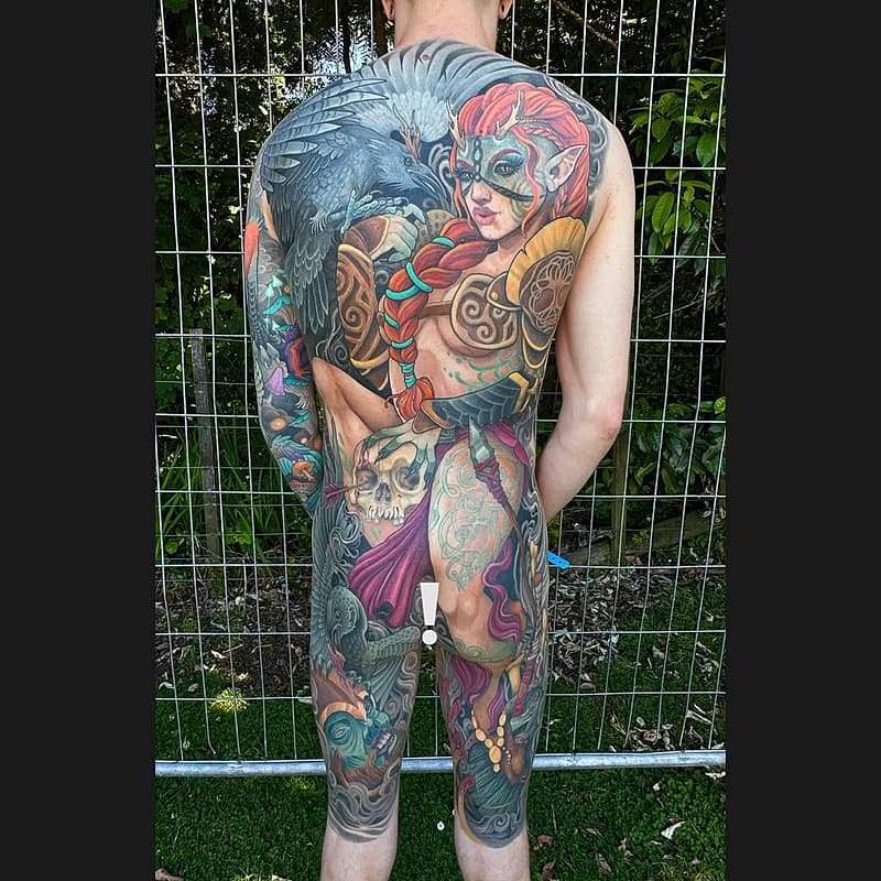 Tattoo by Erin Chance in Australia