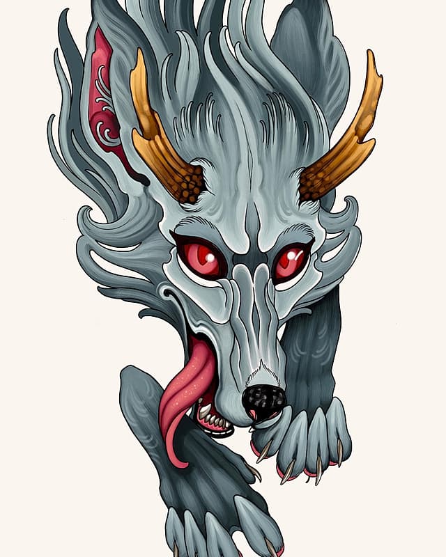 Illustrative tattoo by Erin Chance