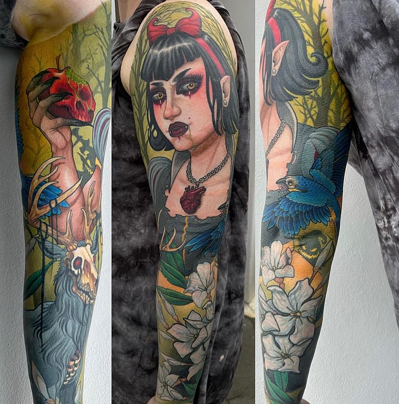 Tattoo by Erin Chance in Australia