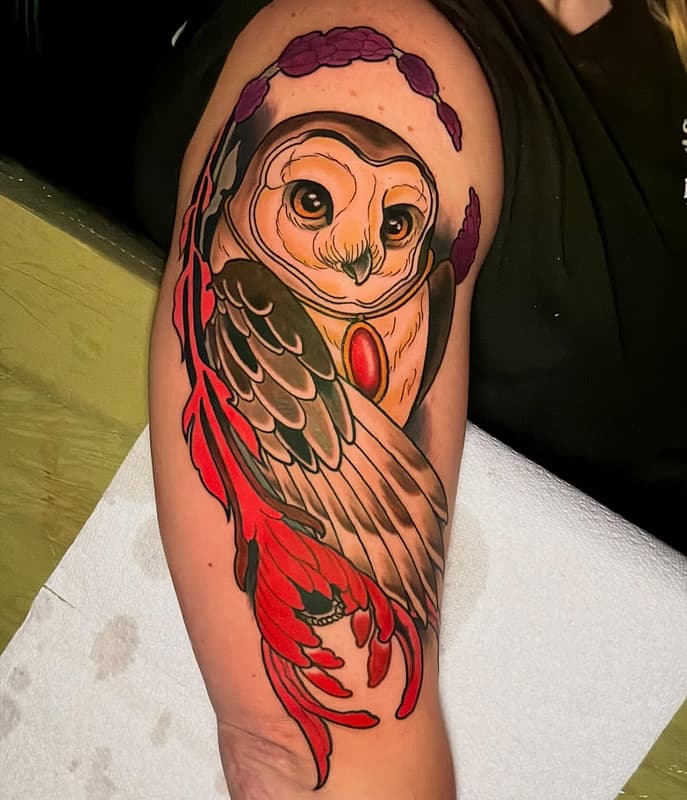 Neo-Traditional tattoo by 𝐀𝐧𝐝𝐲 𝐁𝐚𝐠𝐥𝐞𝐲 // Akron Ohio Tattoo Artist