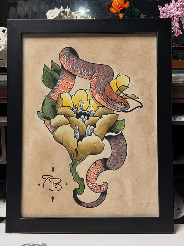 Neo-Traditional tattoo by 𝐀𝐧𝐝𝐲 𝐁𝐚𝐠𝐥𝐞𝐲 // Akron Ohio Tattoo Artist