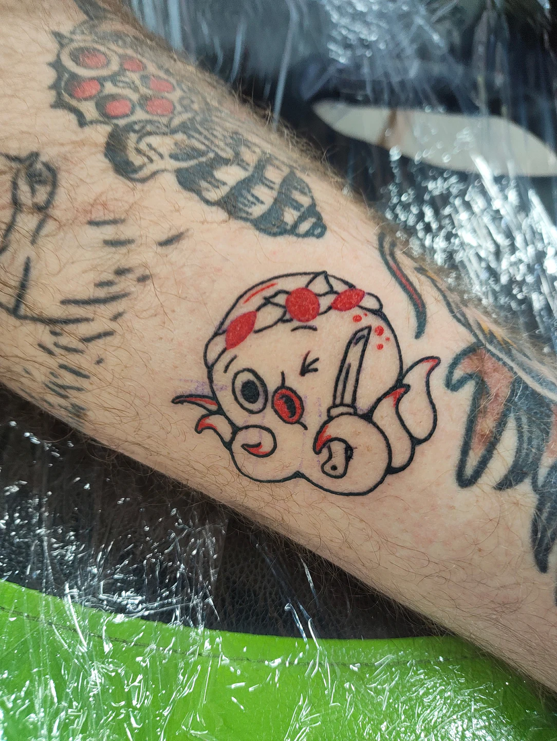 Traditional tattoo by f.t.crows