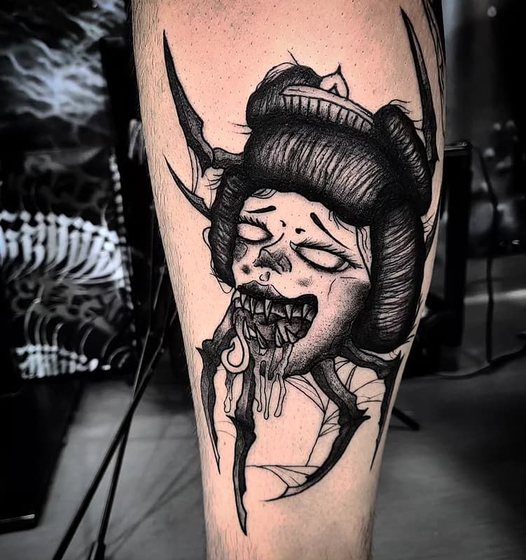 Tattoo by Sammy Spitshade tattoo in Sydney