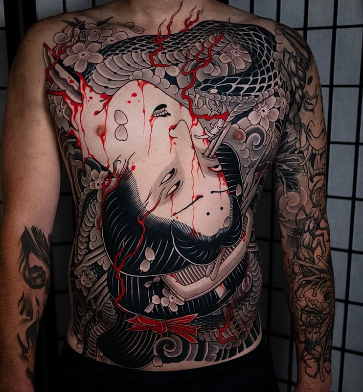 Japanese (Irezumi) tattoo by ℌ𝔞𝔶𝔡𝔢𝔫🔥