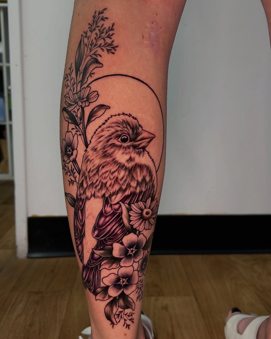 Dotwork tattoo by rochellelebruntattoo