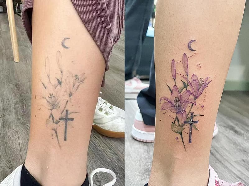 Fineline tattoo by Booomy_tattoo