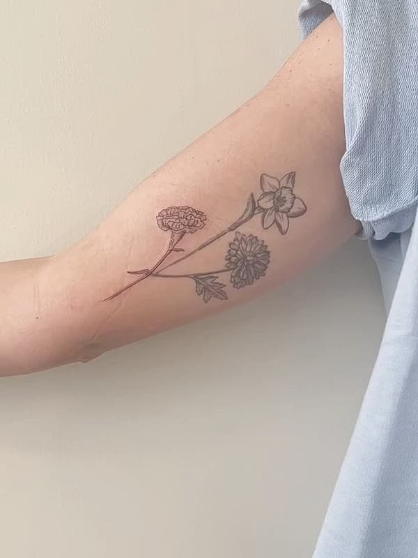 Fineline tattoo by Booomy_tattoo