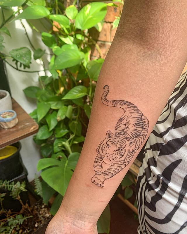 Fineline tattoo by Booomy_tattoo