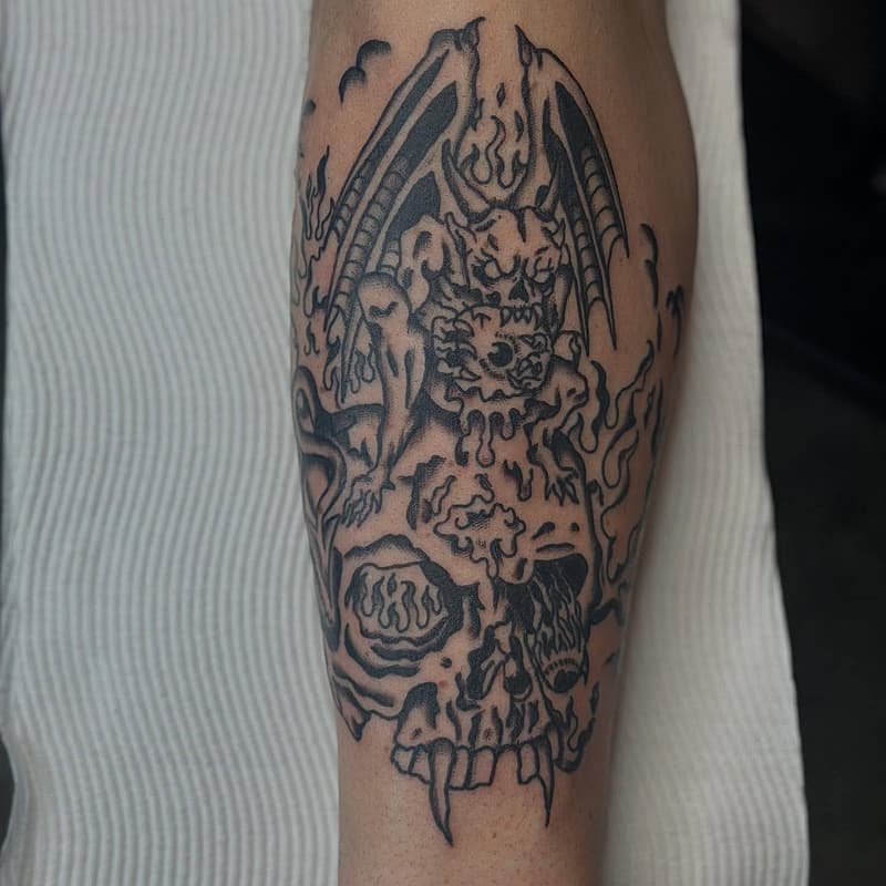 American Traditional tattoo by Jade