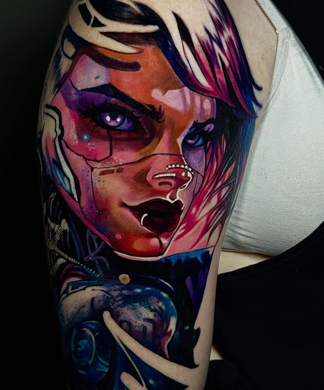 Cover-ups tattoo by Anna Rose Kosarewska