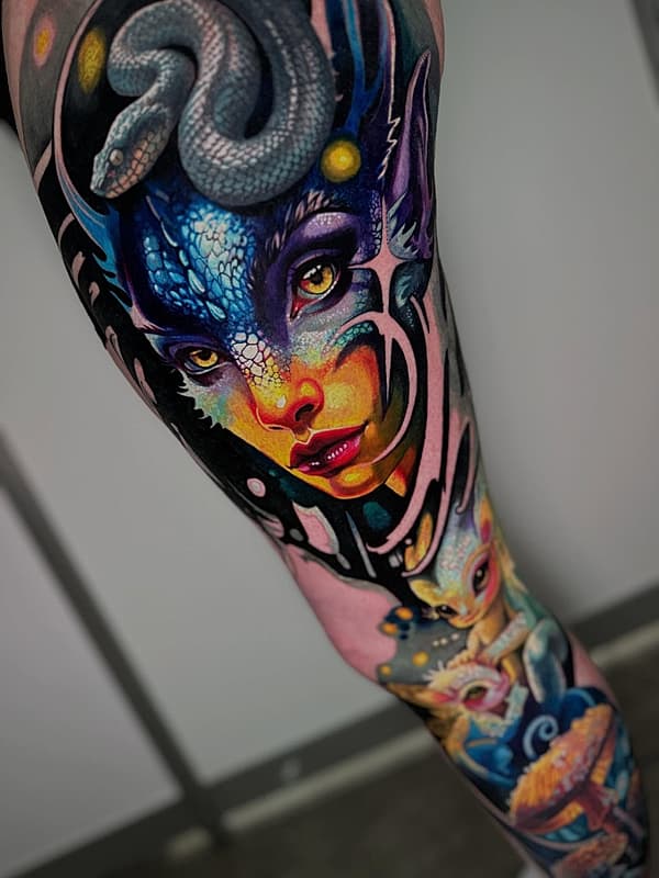 Cover-ups tattoo by Anna Rose Kosarewska
