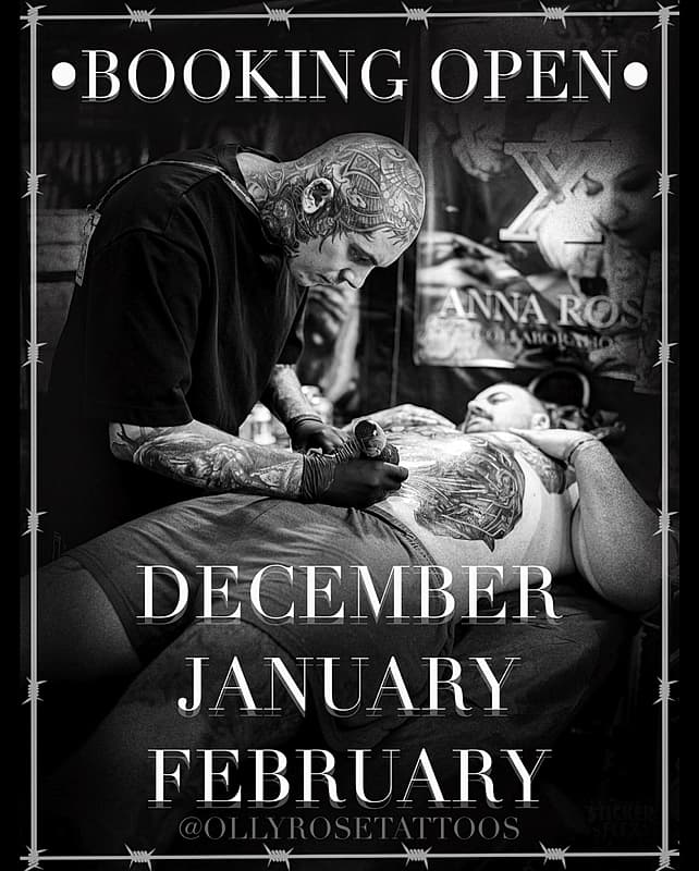 Ø l l Y R Ø S E | Sydney Tattoo Artist's banner