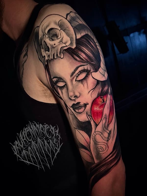 Neo-Traditional tattoo by 🪷Lauren🪷