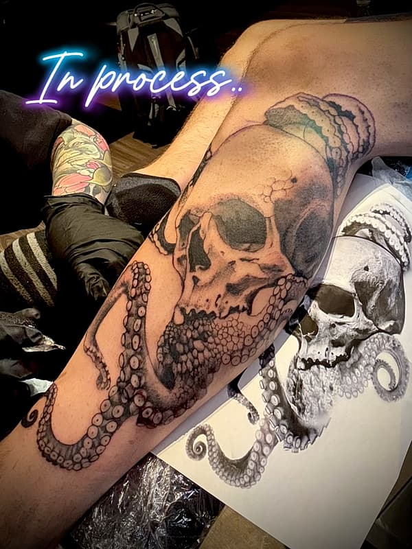 Neo-Traditional tattoo by 🪷Lauren🪷
