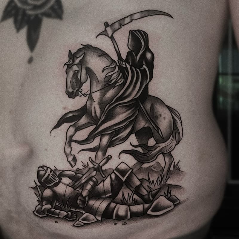 Neo-Traditional tattoo by Emily Elizabeth