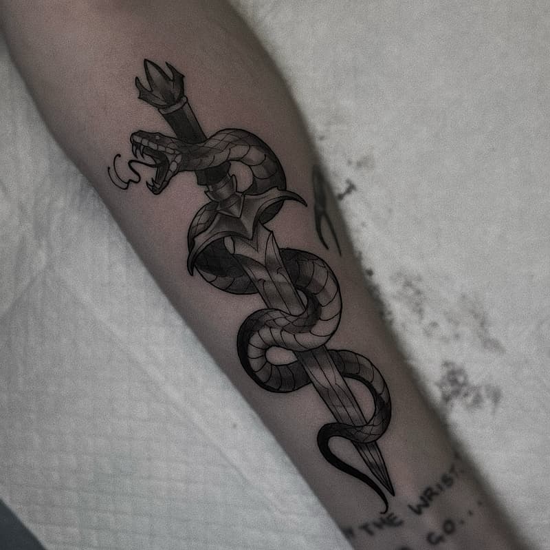 Neo-Traditional tattoo by Emily Elizabeth