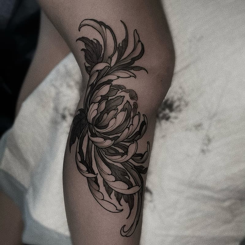Neo-Traditional tattoo by Emily Elizabeth