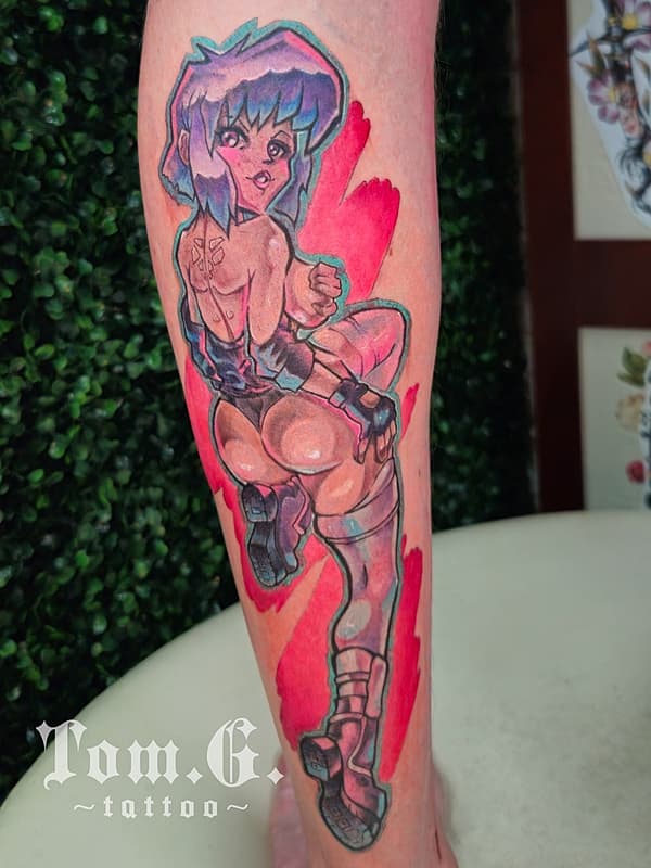 Tattoo by Tom G Tattoo - Pinups and Anime in Hindley Street