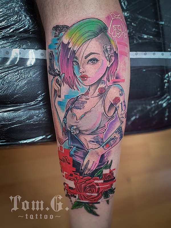 Tattoo by Tom G Tattoo - Pinups and Anime in Hindley Street