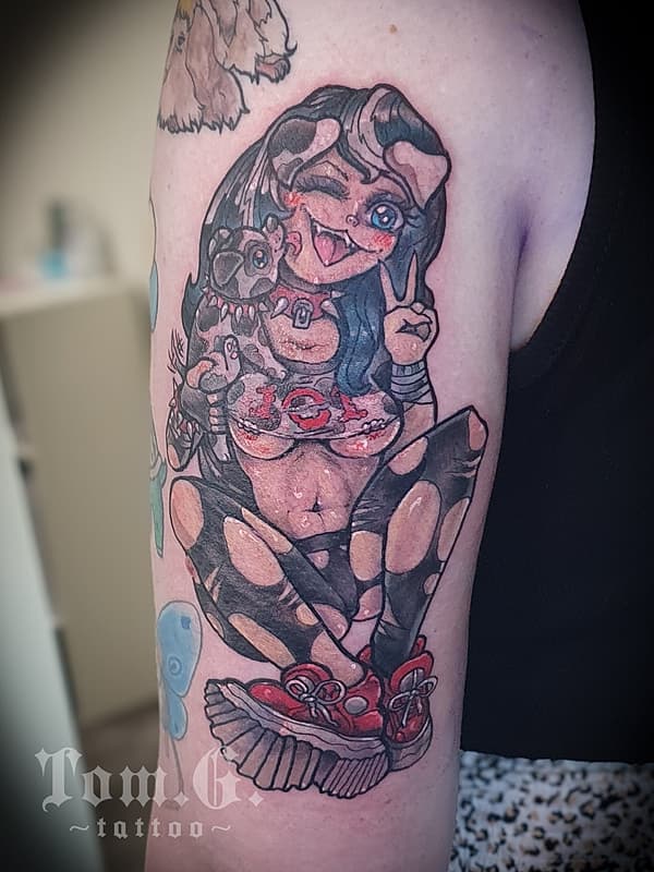 Tattoo by Tom G Tattoo - Pinups and Anime