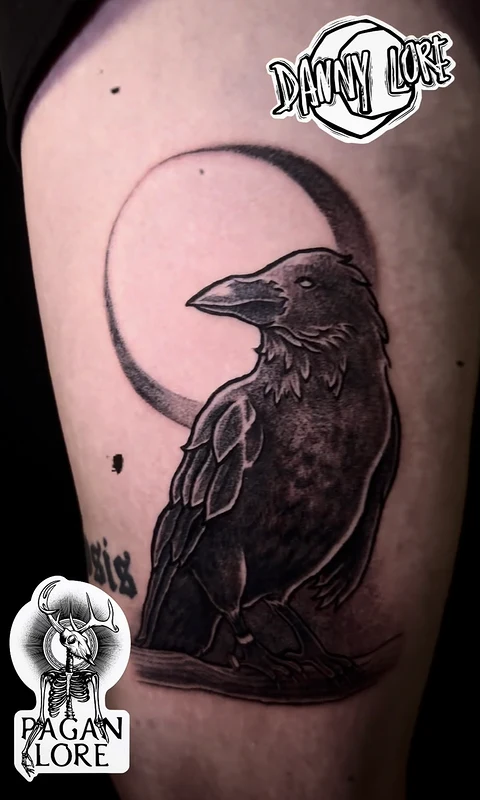 Illustrative tattoo by Danny Lore