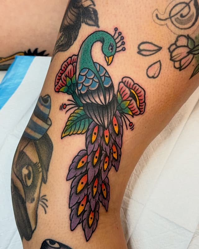 American Traditional tattoo by Paul ‘Bambino’ Scaramella