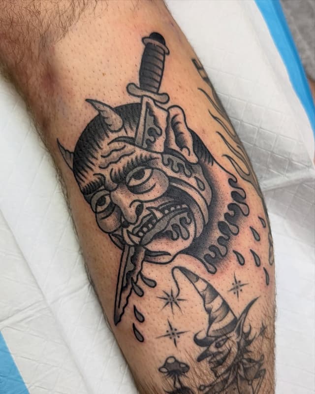 American Traditional tattoo by Paul ‘Bambino’ Scaramella