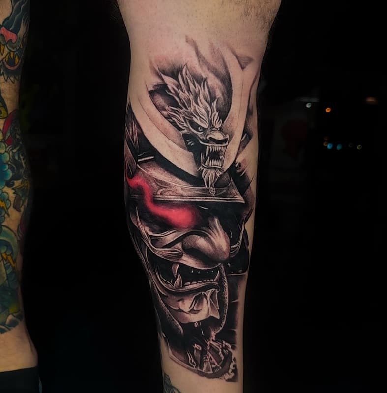 Realism (black & grey) tattoo by Lloydizm