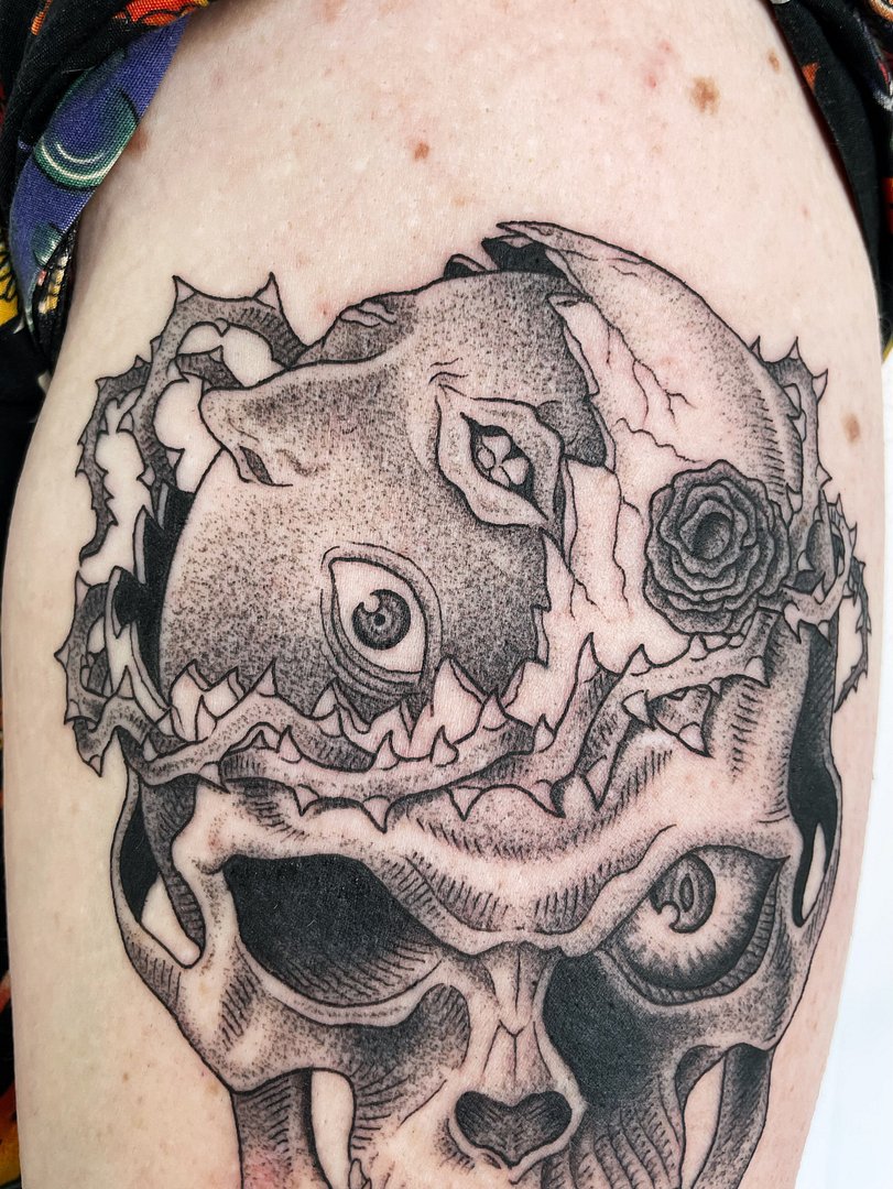 Botanical tattoo by siarnthecatwitch