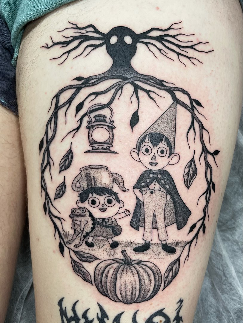 Blackwork tattoo by Siarn Engels