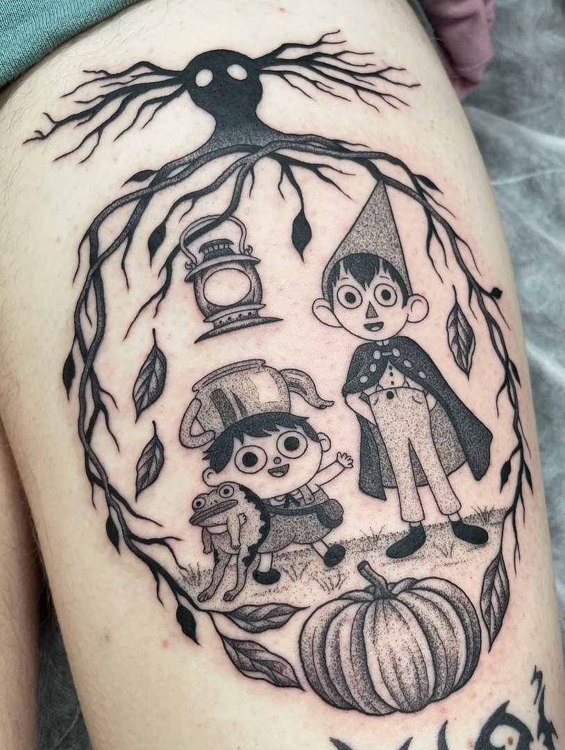 Botanical tattoo by siarnthecatwitch