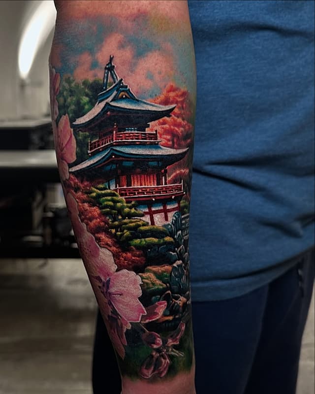 Hyperrealism tattoo by David Benjamin Kaye