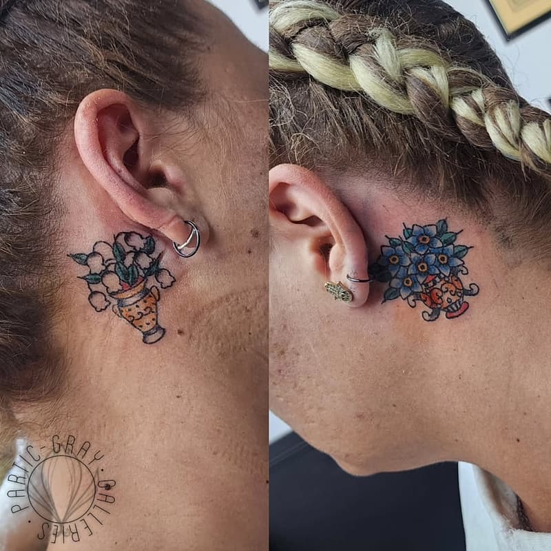 Neo-Traditional tattoo by Tristan Partic-Gray