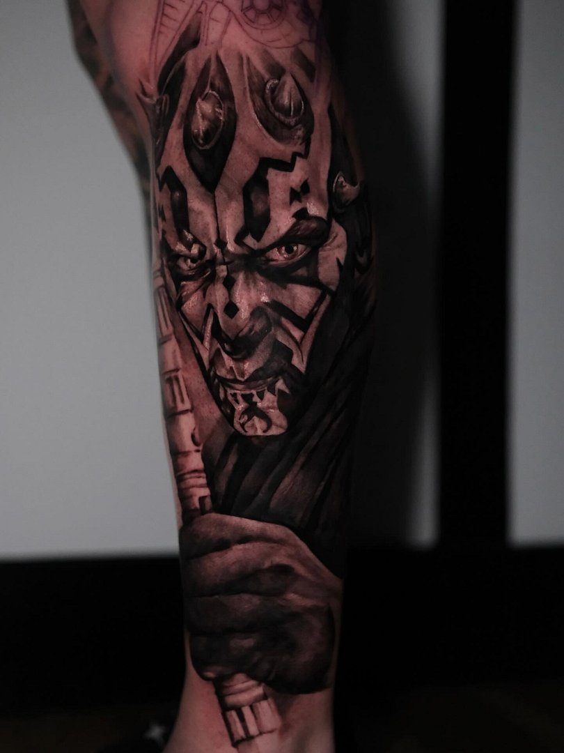 Realism (black & grey) by Amy Adams Tattoos