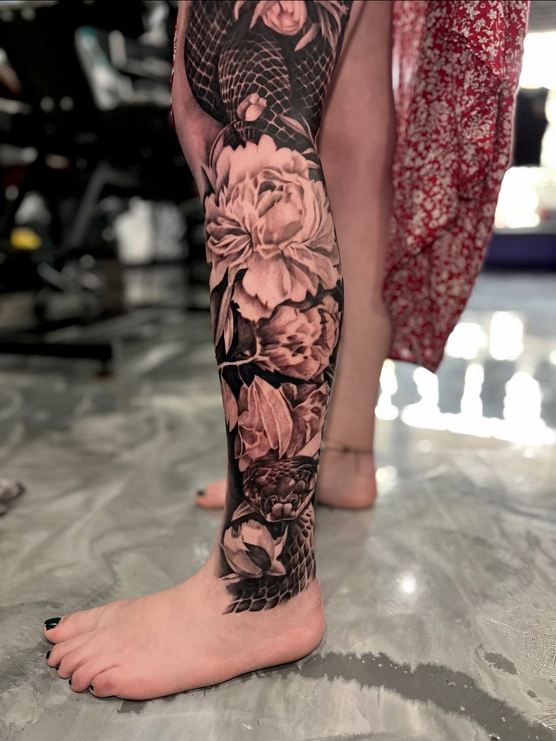 Realism (black & grey) by Amy Adams Tattoos
