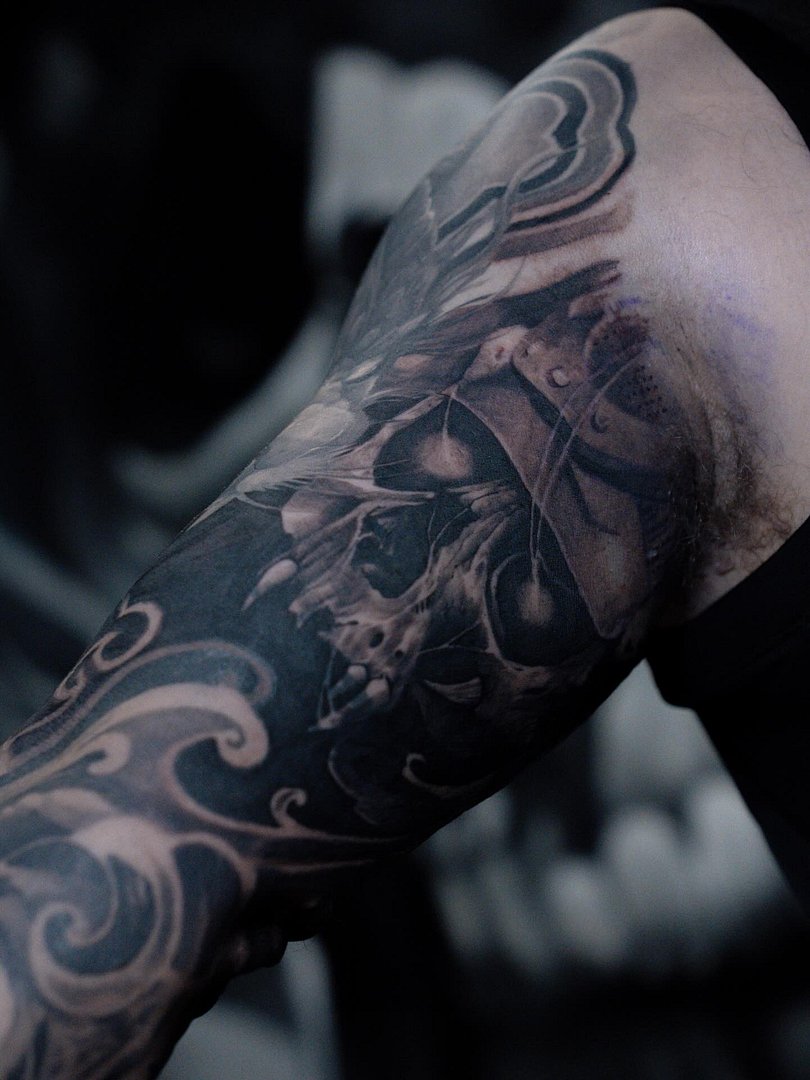 Realism (black & grey) by Amy Adams Tattoos
