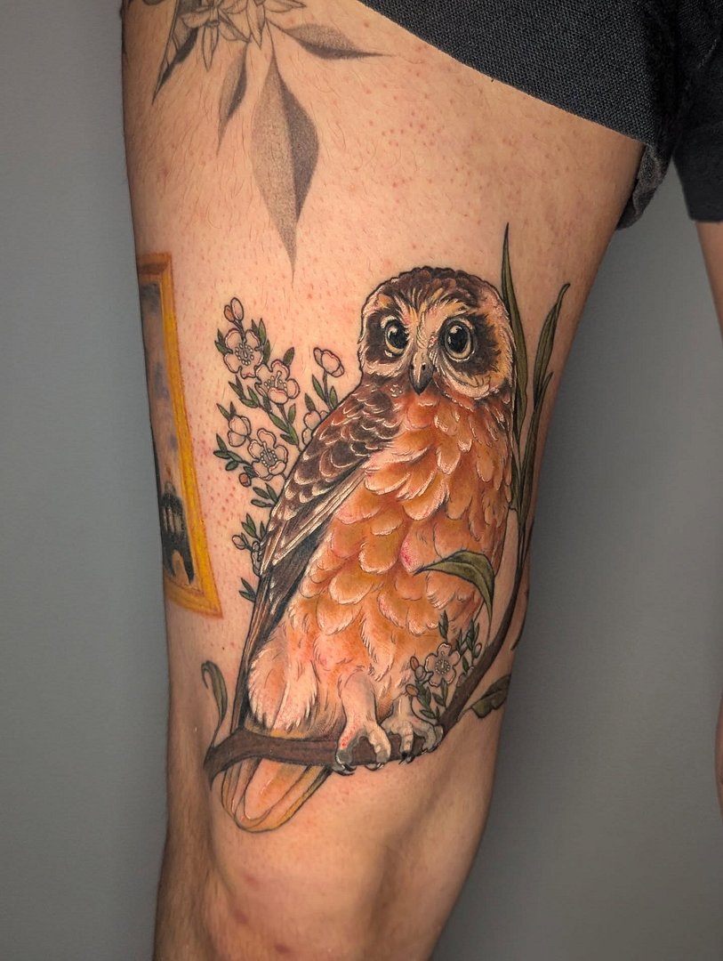 Illustrative tattoo by Georgia  • SYDNEY • Neotraditional Tattoo