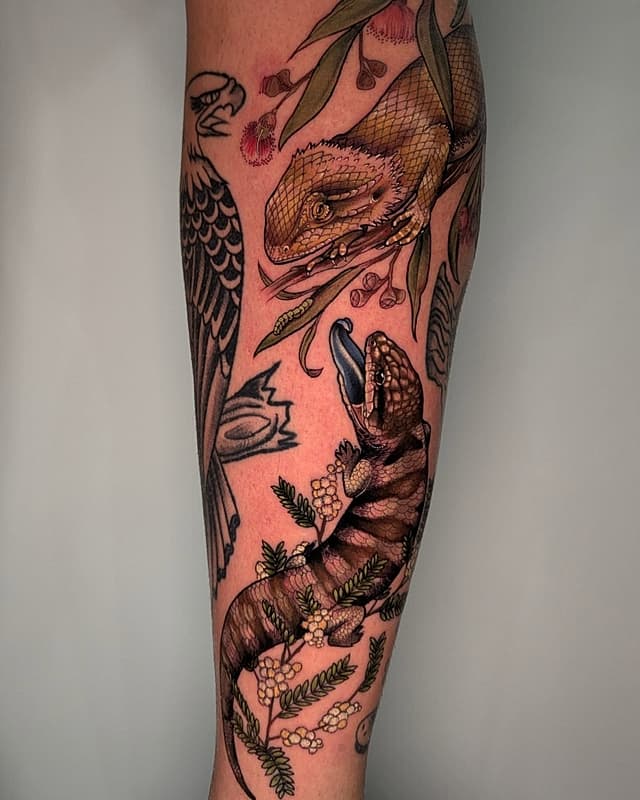 Illustrative tattoo by Georgia  • SYDNEY • Neotraditional Tattoo