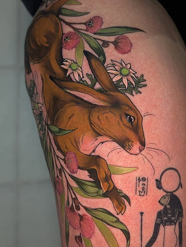 Illustrative tattoo by Georgia  • SYDNEY • Neotraditional Tattoo