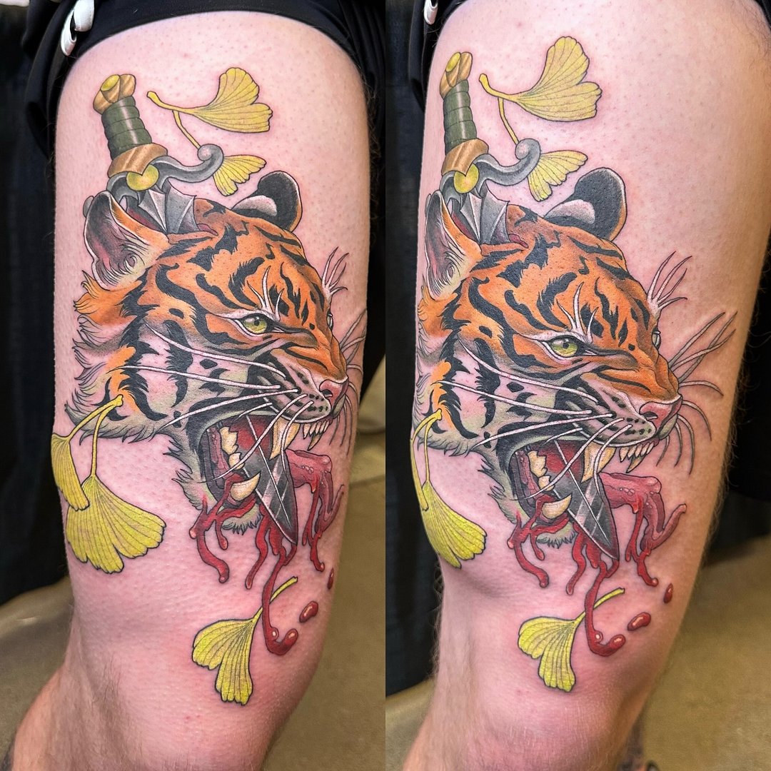 Tattoo by Cassidy Depew in Australia