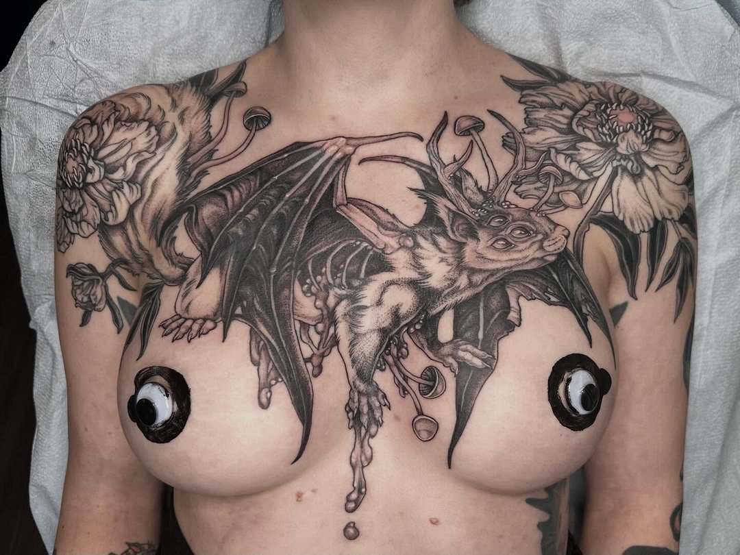 Tattoo by Cassidy Depew in Australia