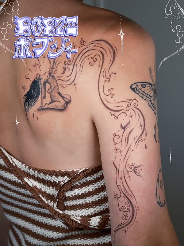 Cyber Sigilism tattoo by Bobzii - Melbourne Tattoos