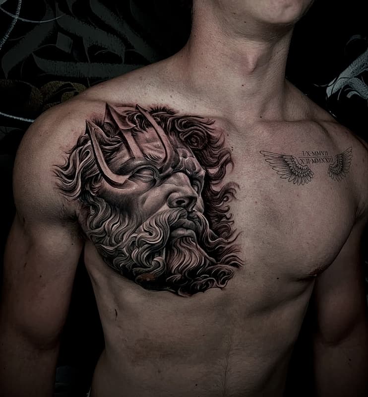 Realism (black & grey) tattoo by 🅃🅈🄴🅂🄰🅂🄻🄴🄴🄿
