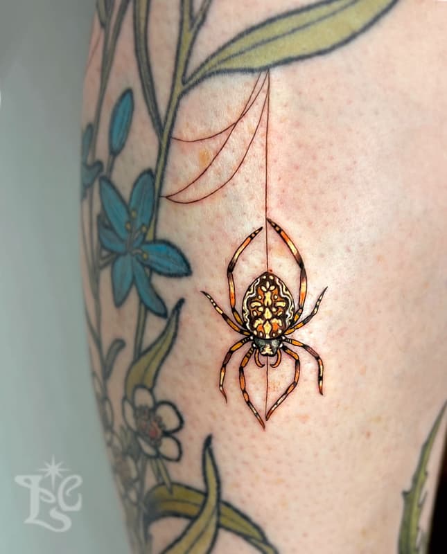 Art Nouveau tattoo by 𝐋𝐢𝐯 𝐂𝐚𝐫𝐨